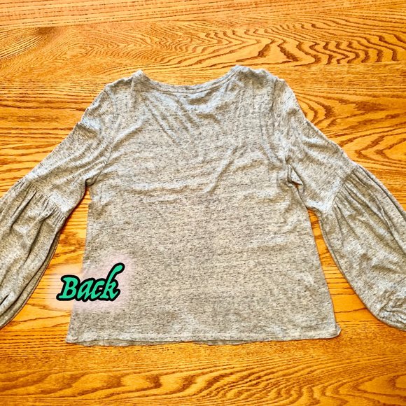 "Loft" pull over top with balloon sleeves, NWOT, M - Picture 12 of 16